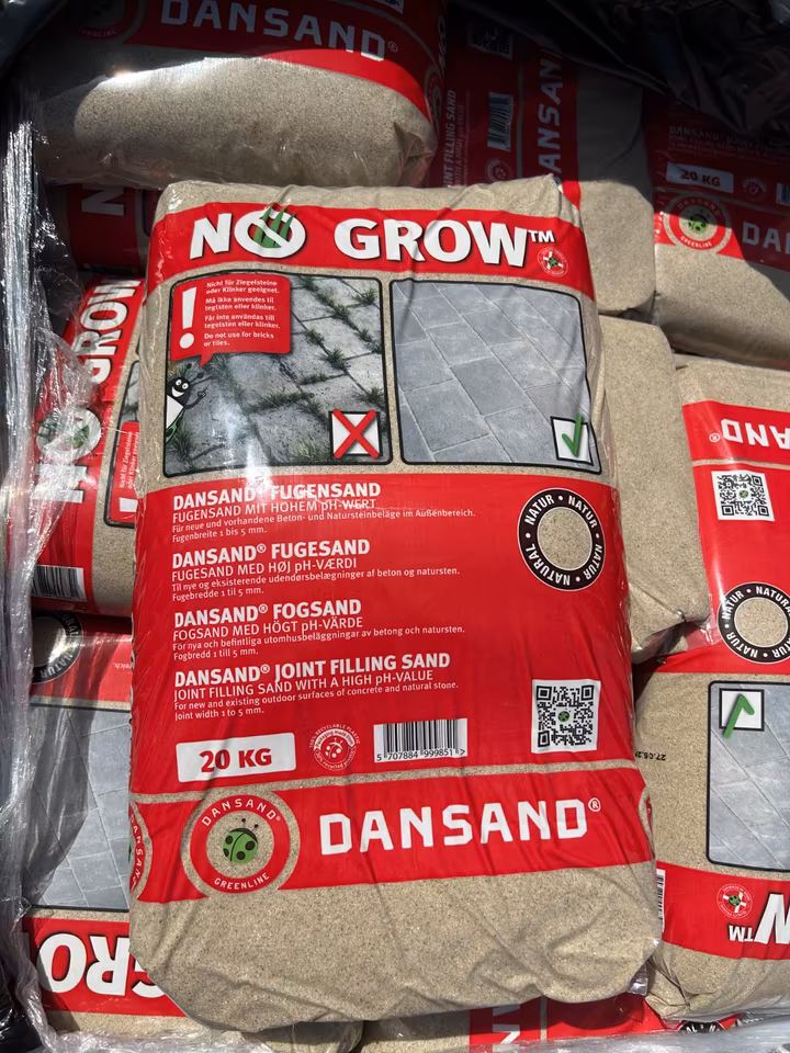 Dansand Fugensand NO GROW™ 20 kg  Unkrauthemmend Naturbelassen Fugenbreite 1-5 mm
