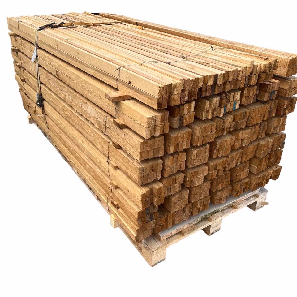 Dachlatte/ Konstruktionsholz Fichte braun imprägniert 24 x 48 mm