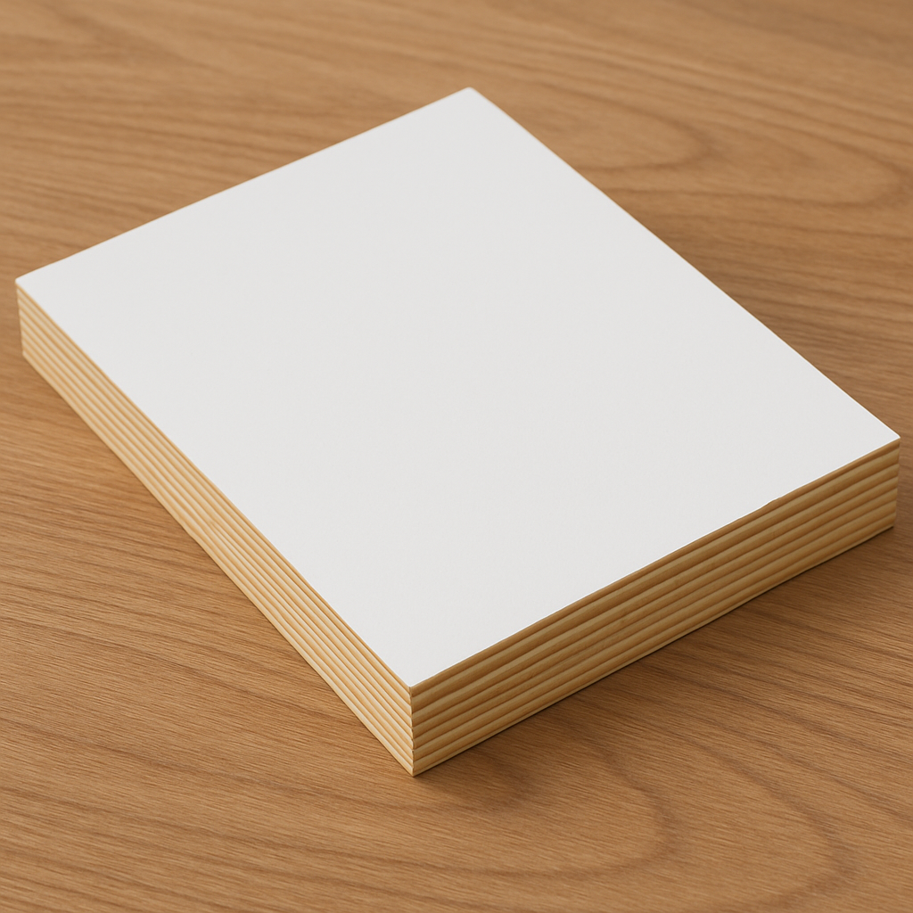 Multiplexplatte melaminbeschichtet weiß