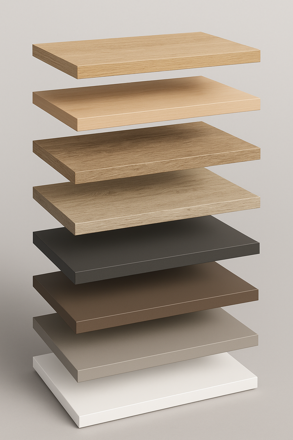 Regalboden Regale Wandregal Bücherregal Holzregalboden 19mm stark Kanten umleimt