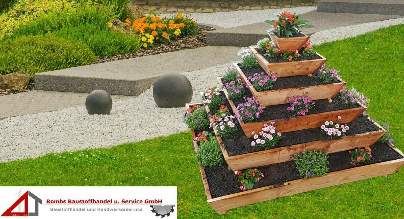 Pflanzpyramide Kräuterbeet Hochbeet Pyramide Kräuterpyramide