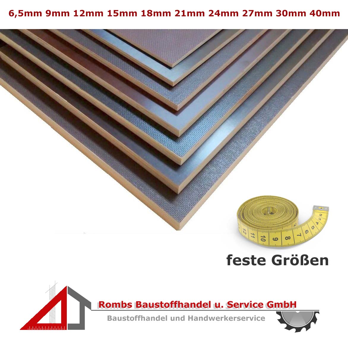 Siebdruckplatte XXL Größe