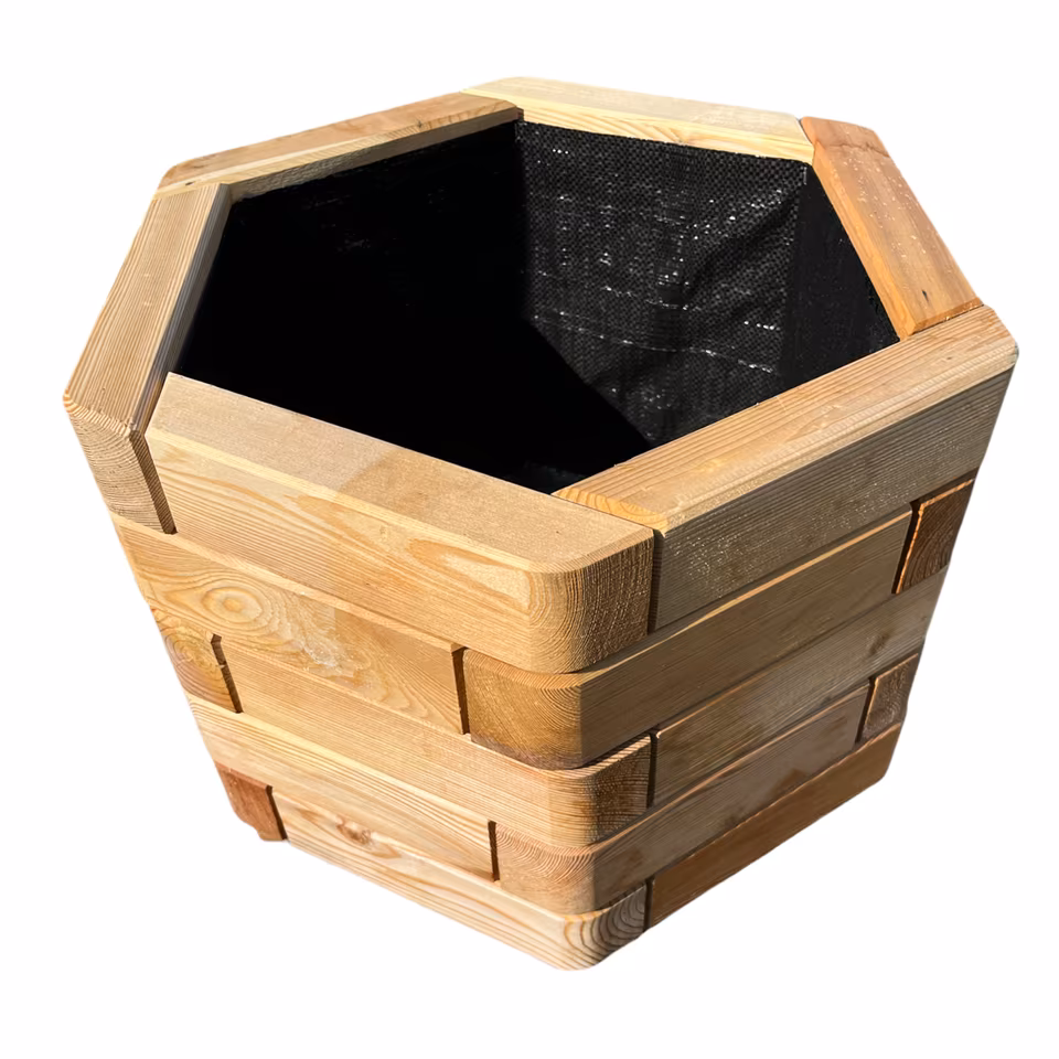 Pflanzkästen sechseckig