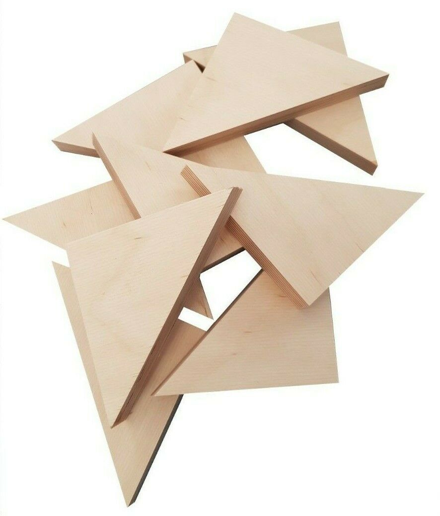 Bastelholz Dreiecke Sperrholz Birke Sonderposten